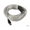 Кабель-адаптер USB2.0-repeater, удлинительный активный <Am-->Af> 10м VCOM <VUS7049-10M>