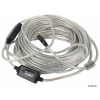 Кабель-адаптер USB2.0-repeater, удлинительный активный <Am-->Af> 15м VCOM <VUS7049-15M>