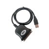 Кабель-адаптер Orient ULB-201N, USB to LPT (IEEE 1284-B, 36pin Centronics), кабель 0.8м пакет