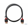 Кабель HDMI (M) - HDMI (M),  1 m, [HD1], ver 1.4, тонкий