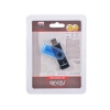 Картридер <AII in 1> USB 2.0 Ginzzu GR-412B, Black-Blue