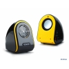 Колонки Konoos 2,0 Usb KNS-PU50-YELL (желтая) 2x3W ГОСТ, 220V/ Usb/ 4x AA