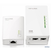 Адаптер TP-Link TL-WPA2220KIT 300Mbps Wireless AV200 Powerline Extender starter Kit, 200Mbps Powerline Datarate, 2 10/100Mbps Fast Ethernet ports, Hom