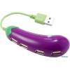 Концентратор USB 2.0 Konoos UK-45 "Баклажан" (4 порта)