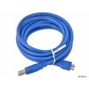 Кабель USB 3.0 Pro Gembird/Cablexpert AM/microBM 9P, 3м CCP-mUSB3-AMBM-10