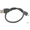 Кабель USB 2.0 Pro Gembird/Cablexpert AM/miniBM 5P, 0.3м, экран, черный, пакет CCP-USB2-AM5P-1