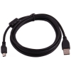 Кабель USB 2.0 Pro Gembird/Cablexpert AM/miniBM 5P, 1.8м, экран, феррит.кольцо, черный, пакет  CCF-USB2-AM5P-6