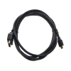 Кабель HDMI-microHDMI Gembird/Cablexpert, 1.8м, v1.3, 19M/19M, черный, позол.разъемы, экран, пакет  CC-HDMID-6