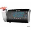 Радиочасы VITEK VT-3519 (SR) 1,2" LCD дисплей, FM 88-108 МГц, Линейный вход AUX 3,5мм, Два будильника, AC 220-240 В, 50 Гц,DC 3В (резервная батарейка)