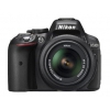PhotoCamera Nikon D5300 KIT black 24.1Mpix 18-55VR 3" 1080p SDHC turLCD Набор с объективомEN-EL14a (VBA370K001)