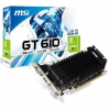 Видеокарта MSI PCI-E nVidia N610-1GD3H/LPL GeForce GT 610 1Gb 64bit DDR3 700/1000 DVI/HDMI/CRT/HDCP RTL