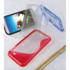 Чехол (клип-кейс) Hama для Samsung Galaxy S4 TPU Combi Case прозрачный/черный (00122996)