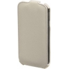 Чехол Hama для Galaxy S 4 mini Flap Case белый искуственная кожа (00124603)