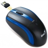 Мышь Genius NS-6005 черный/синий оптическая (1000dpi) беспроводная USB (2but) (31030100103)