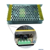 Блок питания ORIENT PB-16U2, OUTPUT: 12V DC 8A, стабилизированный, защита от КЗ и перегрузки (Imax~8.5A), регулятор напряжения, 2 выхода, металлически
