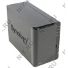 Synology <DS214> Disk Station (2x3.5/2.5" HDD/SSD SATA, RAID 0/1/JBOD, GbLAN,  2xUSB3.0, USB2.0)