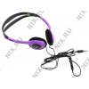 Наушники с микрофоном Defender Aura HN-001 Lilac  (шнур 1.2м) <63006>