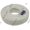 Кабель телефонный плоский 4 провода 5bites <TEL4615-100S-WH> <бухта  100м White>