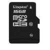 Карта памяти MicroSDHC 16GB CLASS10/SNG PACK SDC10/16GBSP Kingston