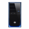 CASE MINITOWER Cooler Master (RC-344-BKN1) Black-Blue mATX W/O PSU