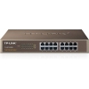 Коммутатор 16PORT 10/100M TL-SF1016DS TP-Link 16-портовый 10/100 Мбит/с коммутатор, 16 портов RJ45 10/100 Мбит/с, 1U 13-дюймовый стальной корпус