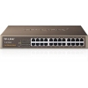 Коммутатор 24PORT 10/100M TL-SF1024D TP-Link 24-портовый 10/100 Мбит/с коммутатор, 24 порта RJ45 10/100 Мбит/с, 1U 13-дюймовый стальной корпус