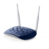 Wi-Fi маршрутизатор 300MBPS ADSL2+ TD-W8960N TP-Link 300 Мбит/с Беспроводной маршрутизатор серии N с модемом ADSL2+, чипсет Broadcom, Annex A, 2T2R, 2,4 ГГц, 802.11b/g/n, 1 порт RJ11, 4 порта RJ45 10/100 Мбит/с, кнопка Wi-Fi On/Off, кнопка WPS, 2 съёмные 5 дБи антенны, ADSL-сплиттер