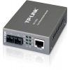 Медиаконвертер 20KM FX-TX MC110CS TP-Link Mедиаконвертер 10/100 Мбит/с RJ45 - 100 Мбит/с разъём SC (одномодовый оптоволоконный кабель), полнодуплексный, до 20км, переключающийся адаптер питания, возможность установки в шасси