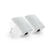 Адаптер POWERLINE 500MBPS TL-PA4010 KIT TP-Link AV500 Комплект Nano адаптеров Powerline, компактный размер, скорость 500 Мбит/с по Powerline, 1 порт Fast Ethernet, HomePlug AV, Green Powerline, Plug and Play, 2 устройства в комплекте (TL-PA4010KIT)