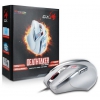 Мышь Genius DeathTaker белый/рисунок лазерная (5700dpi) USB игровая (8but) (31040001101)