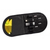 Портмоне Hama H-83955 Sun Visor для CD/SD/USB-носителей черный  (00083955)