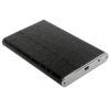 Мобил рек Orient 2559U3 (SATA 2.5" HDD, USB 3.0, отделка под кожу крокодила, цвет чёрный) (29679)