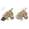 Qumo Charm <QM8GUD-Charm-HRS-Amber> USB2.0 Flash  Drive 8Gb (RTL)