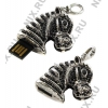 Qumo Charm <QM8GUD-Charm-HRS-Black> USB2.0 Flash Drive  8Gb (RTL)