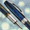 Ручка роллер Visconti Van Gogh 2011 корпус синяя смола отд хром 18 гр (VS-784-18) (78418)