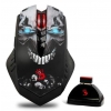 Мышь A4 Bloody R8 metal feet Activated Skull design черный оптическая (3200dpi) беспроводная USB игровая (7but) (R8A SKULL)