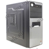 Miditower Exegate <CP/XP-312> Black&(Gray/Silver) ATX  400W (24+4+6пин)