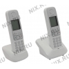 Р/телефон Gigaset A420 DUO <White> (2 трубки с ЖК диспл., База,Заряд. устр-во) стандарт-DECT,  РО, ГТ