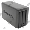 Synology <DS214+> Disk Station (2x3.5/2.5" HDD/SSD SATA, RAID 0/1/JBOD, 2xGbLAN, 2xUSB3.0,  USB2.0, eSATA)