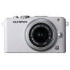 PhotoCamera Olympus Pen E-PM1 kit white 12.3Mpix EZ-M1415 3" 1080i SDHC Li-Ion (V20601EWE000)
