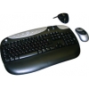 LOGITECH CORDLESS DESKTOP OPTICAL <BLACK>(Кл-ра ERGO М/Мед,USB&PS/2,FM +Мышь 3кн,ROLL,OPTICAL,PS/2,FM)<967320>