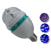 Световой эффект Funray GST-2703 "Цветной дождь" LED RGB (3х1Вт) 220V цоколь Е27+переходник c сетевым шнуром (11513)