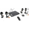 KGUARD <EL821-4HW212B> Комплект видеозаписи(DVR 8Video In, 200FPS,LAN,USB2.0,RS-485 + 4 cam мет,защ  F=3.6, 2LED)