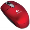 LOGITECH CORDLESS OPTICAL MOUSE FOR NOTEBOOKS <M-RAA93> RED (RTL) USB 3BTN+ROLL беспроводная <931151>