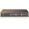 Коммутатор 24PORT 1000M TL-SG1024D TP-Link 24-портовый гигабитный настольный/монтируемый в стойку коммутатор, 24 порта RJ45 10/100/1000 Мбит/с, 1U 13-дюймовый стальной корпус