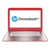 Ноутбук HP Chromebook 14-q001er Celeron 2955U/4Gb/16Gb SSD/DVD/int int/14"/HD/3G/1024x576/Chrome/coral/BT2.1/WiDi/6c/3G/WiFi/Cam (F7T45EA)