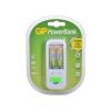 Зарядное устр. GP PowerBank, 13 часов + аккум. 2шт. 650mAh (GP PB410GS65-CR2) (PB410GS65-2CR2 /10)