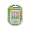 Зарядное устр. GP Зарядное устр. PowerBank 13 часов + аккум. 4шт. 1300mAh (GP PB420GS130-CR4) (PB420GS130-2CR4)