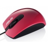 Мышь Asus UT210 красный оптическая (1000dpi) USB2.0 для ноутбука (2but) (90-XB1C00MU00800)