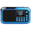 Аудиомагнитола Supra PAS-3909 синий 3Вт/MP3/FM(dig)/USB/microSD